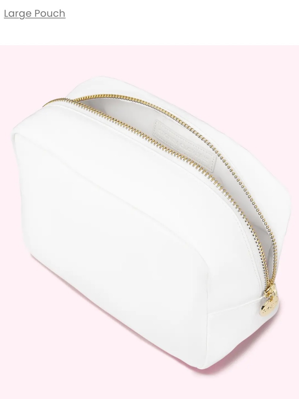 Stoney Clover Lane Large Pouch Blanc (white)